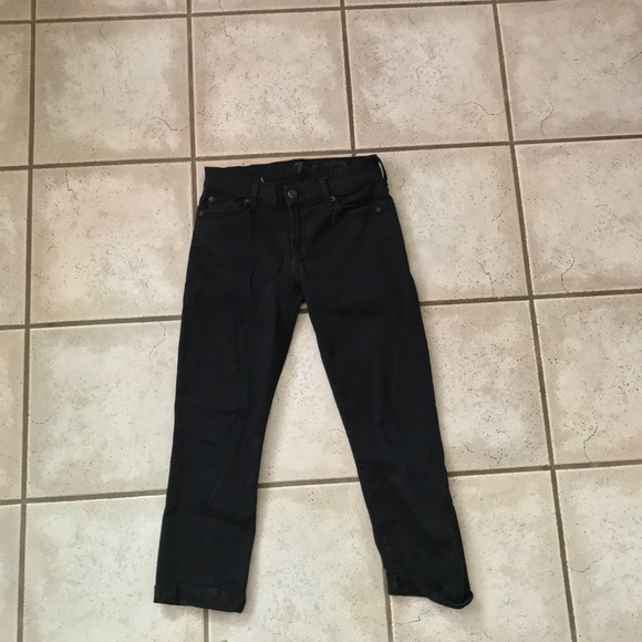 NWOT 7FAM BLACK JEANS - Picture 4 of 4
